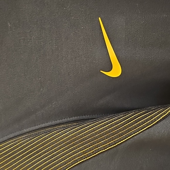 Nike Football Black Hoodie with Gold Swoosh 😃🤩😮 - Picture 4 of 10